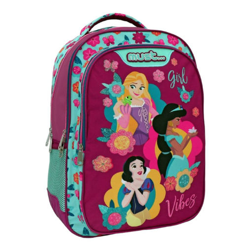 Picture of PRINCESS BACKPACK 3 ZIP 43CM